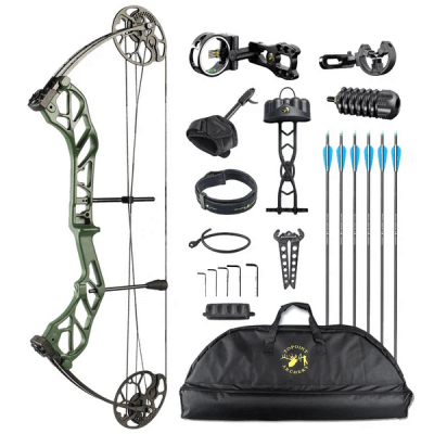 Topoint Compound Bow Starting 31 Rotating Mod Kit 31"- 19-70lbs RH Grön