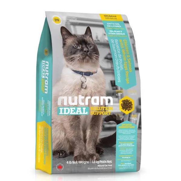 I19 Nutram sensitive Katt 5,4 kg