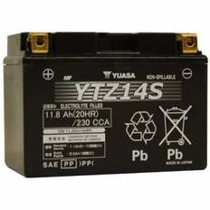 Yuasa Mc batteri YTZ14S Hög Effekt AGM 12v 11,8 Ah