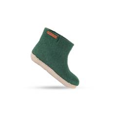 Uldstøvle Børn (100% ren uld) m/sål i skind - Dansk Design fra SHUS