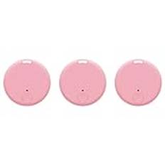 ISKDJBJG 3-Pack GPS Tracker för Fordon Key Finder GPS Tracker Mini GPS Tracker Pet GPS Tracker Rosa