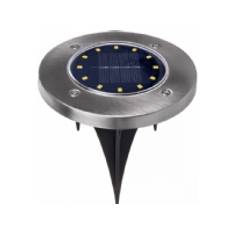 Maclean MCE318 LED Solar Pathway Lights with Ground Spike 12 LED SMD Neutral White 4000K 0.7 W Solar Lamp for Outdoor Path Light Garden Lights IP44