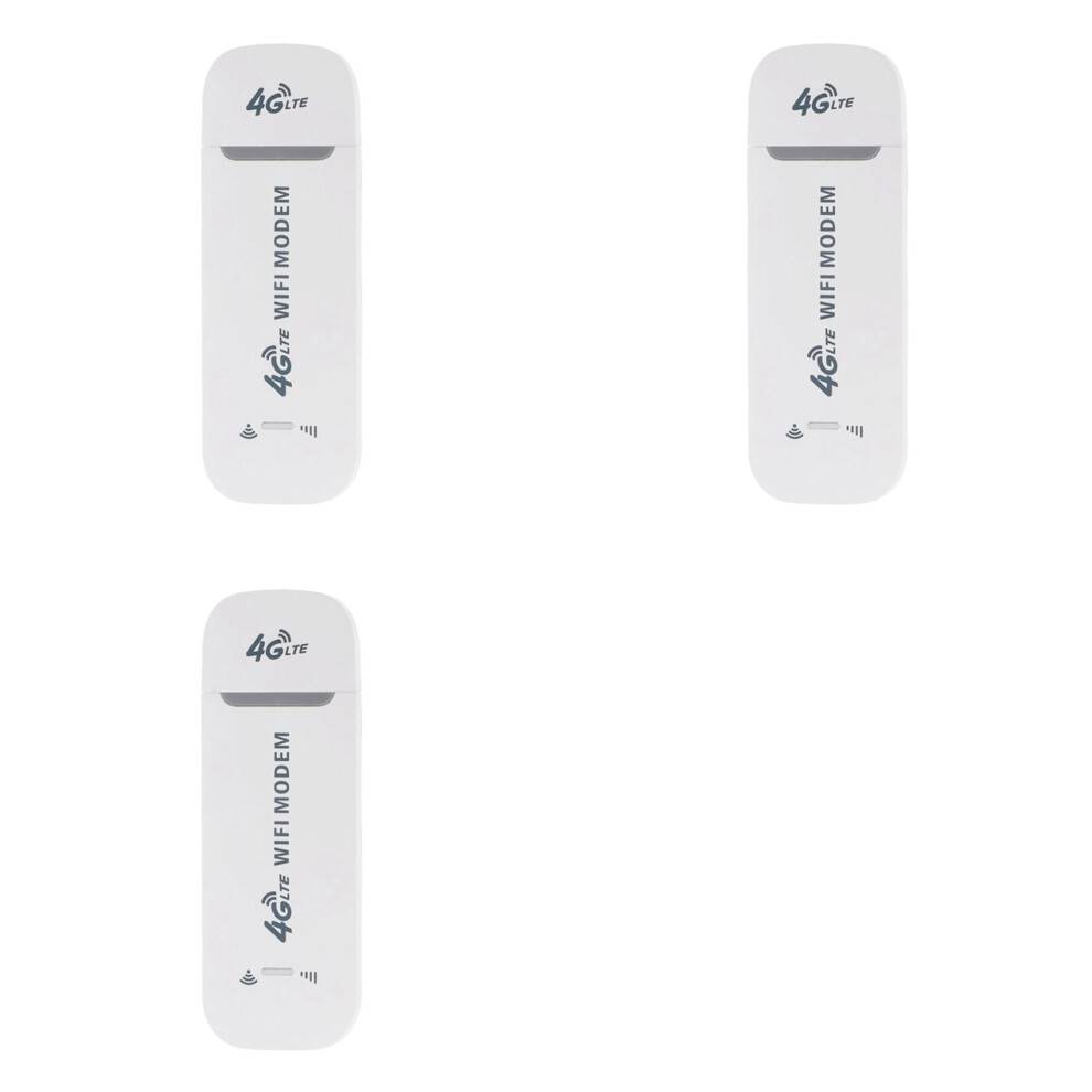 3X 4G LTE Modem FDD 3G WCDMA UMTS USB Dongle WIFI Stick Date Broadband with Sim Card Slot(Europe Version)