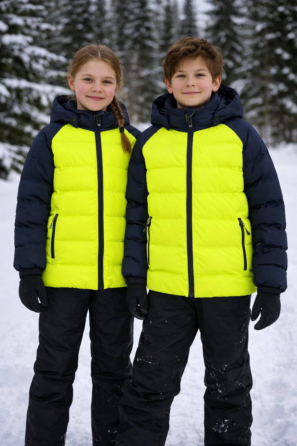 Color Kids Ski Jacket Quilted Vinterjacka Barn Junior Sulphur Spring