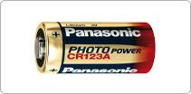 Batteri CR123 Panasonic 1-pack