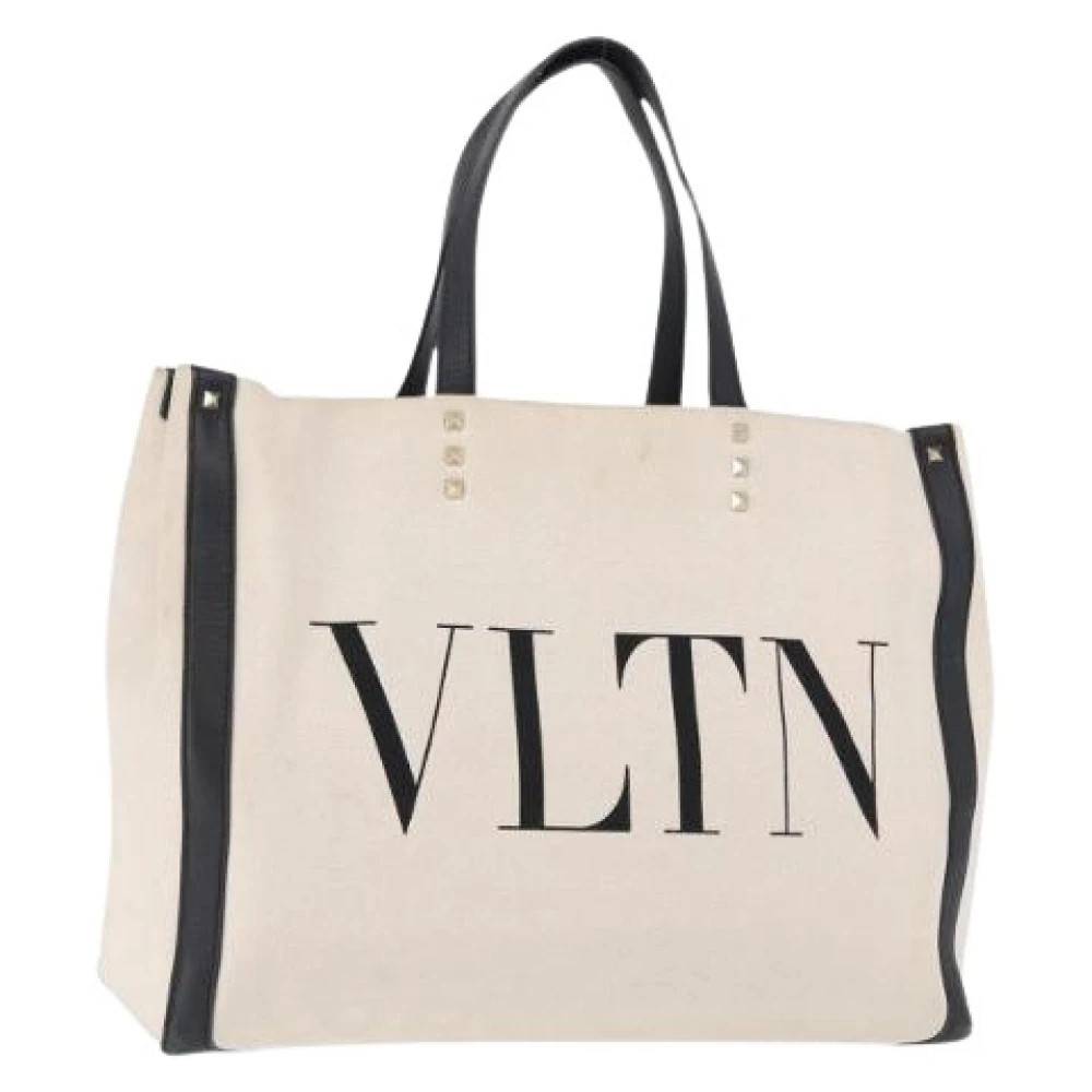 Valentino Vintage Pre-owned Vintage Tote Bag - Vintage - Dame - Beige - ONE SIZE - Uld