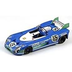 Spark Model SKALMODELL KOMPATIBEL MED SIMCA MATRA N.15 WINNER LM 1972 H.PESCAROLO-G.HILL 1:18 18LM72