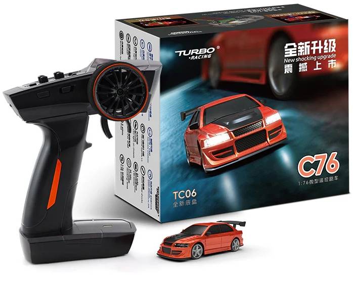 Turbo Racing C76 1/76 Rød - RTR