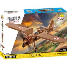 COBI Pzl P-11c Byggklossar Historical 5742 modell flyg leksak detalj