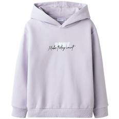 Name It Hoodie - NkfFinine - Misty Lilac - Name It - 9-10 år (134-140) - Hoodie