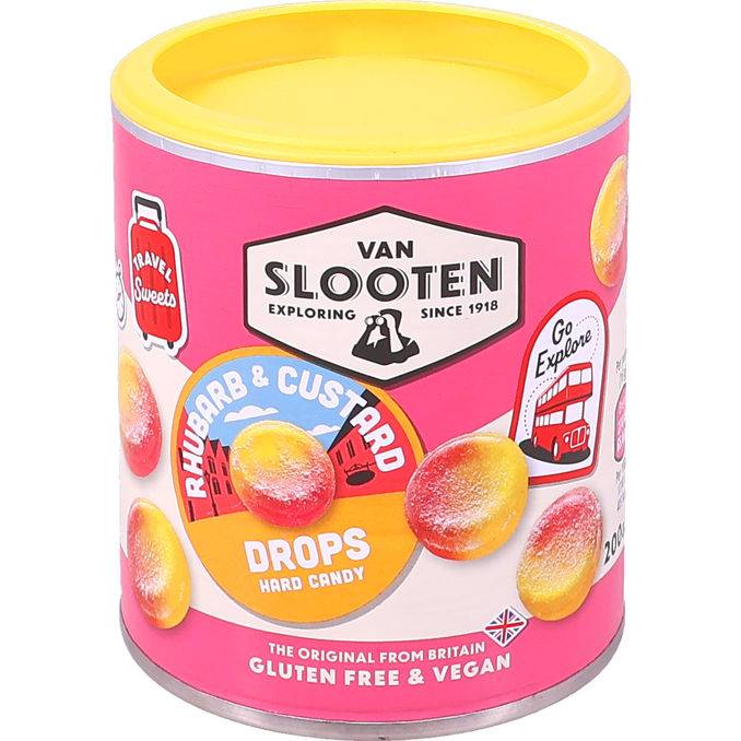 Van Slooten Godis Rhubarb & Custard Drops