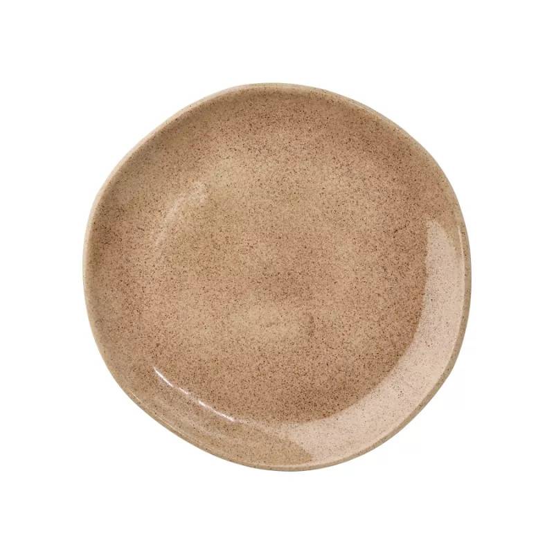 Hilma tallrik - flera färgval - 4 st/fp (Brun, 22 diameter cm)