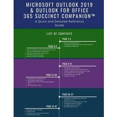 Microsoft Outlook 2019 & Outlook for Office 365 Succinct Companion(TM) - 9781790838448