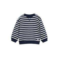 MANGO KIDS Sweatshirt 'HELLO' marinblå / vit