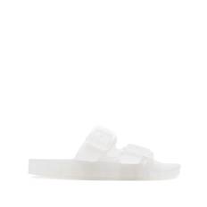 Balenciaga - genomskinliga sandaler med dubbla remmar - dam - gummi/gummi/gummi - 39 - Vit