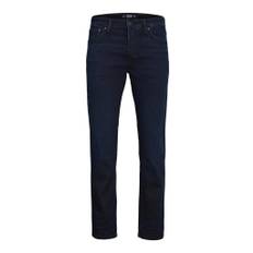 Jack and Jones Mike - 397 mørkeblå comfort fit jeans - BLUE DENIM / 29/30