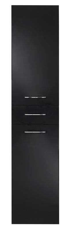 Højskab Arredo Spirit 40 Sort Blank Venstre