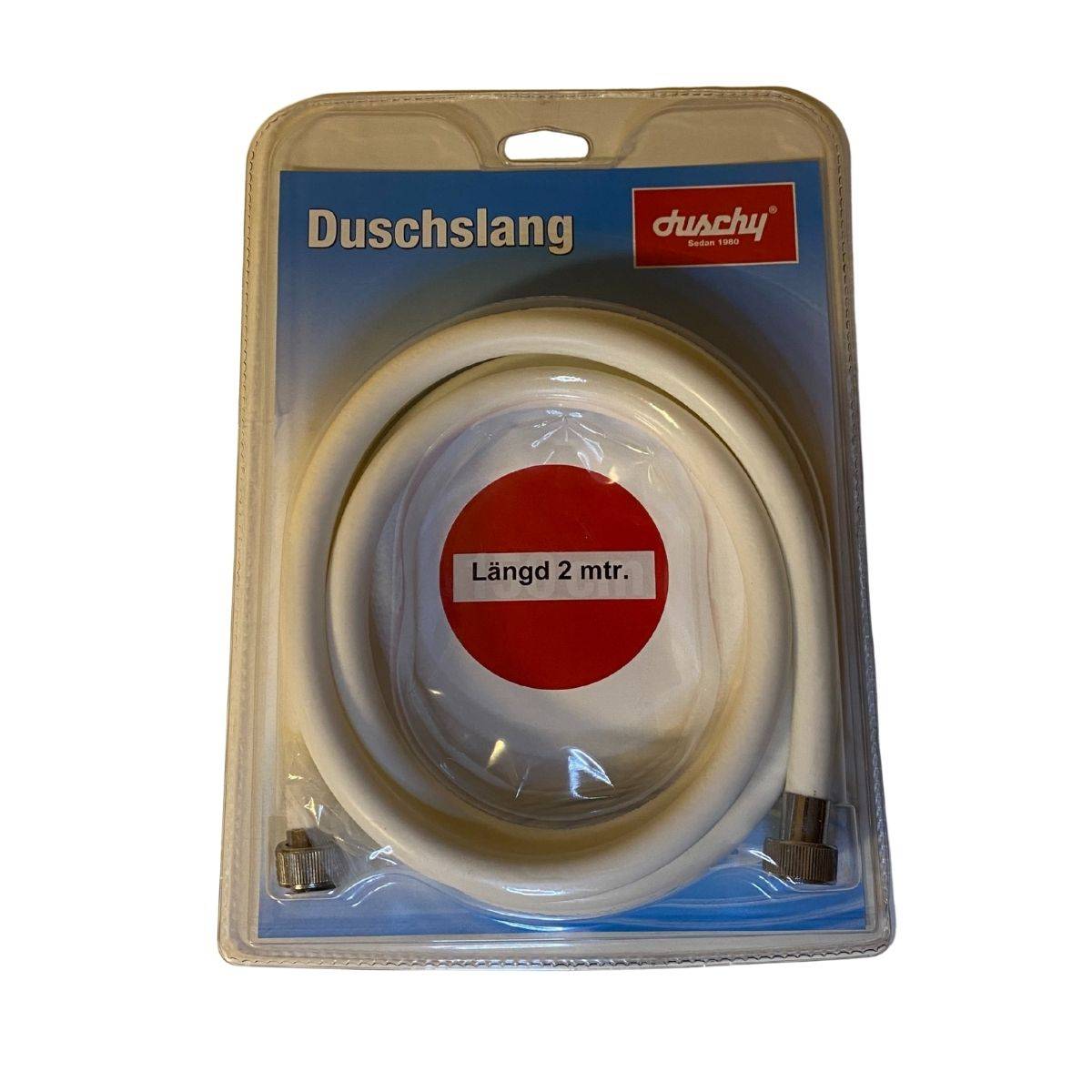 Duschslang 200 cm Vit - Standard G1/2