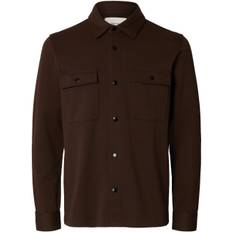 Selected Homme Slhjackie Sweat Jacket Noos Mand Brun Sweatshirts Regular Fit Str M - hos Magasin