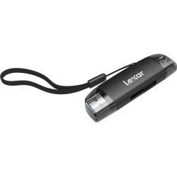 Lexar Cardreader Dual Slot USB-A/C (LRW310X) Supports microSD and SD cards (USB 3.1)