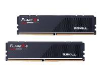 (ComputerSalg) G.Skill Flare X5 - DDR5 - sats - 128 GB: 2 x 64 GB - DIMM 288-pin låg - 6000 MT/s / PC5-48000 - CL34 - 1.35 V - ej buffrad - icke ECC - mattsvart