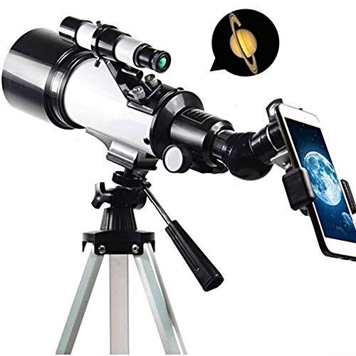 Telescope Teleskop Bärbara monokulära teleskop Astronomi Refractor Teleskop med justerbart stativ och telefonadapter, Bärbart teleskop för barn Vuxna nybörjare, lätt att montera och använda Telescope
