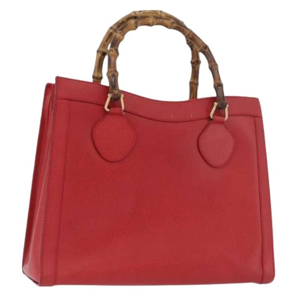 Gucci Vintage Pre-owned Vintage Håndtaske - Vintage - Dame - Rød - ONE SIZE - Uld