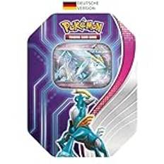 Pokémon samlarkortspel: Tin-Box Paradox öde: Järnhuvud-ex (1 holografisk promokort och 4 boosterförpackningar)