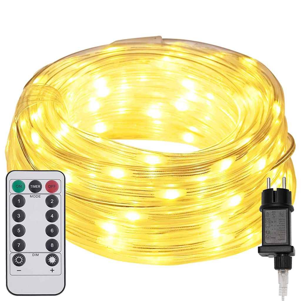 Sejllys med 480 LED'er Varm hvid 20 m PVC