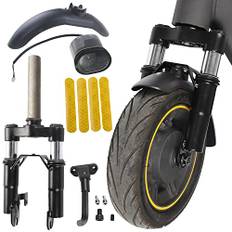 VOLOHAS Vorderradaufhängung Upgrade Federungs-Kit für Segway Ninebot Max G30/ G30D 2/ G30LP Scooter-Stoßdämpfungsteile Anti-Vibration Zubehör Ständer mit Schutzblech und Scheinwerfer