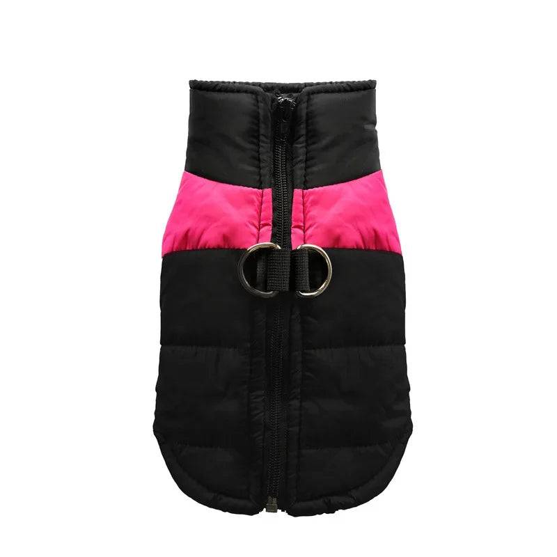 Waterproof Winter Dog Coat - Padded Vest Jacket for All Sizes - pink / 3XL (3XL)