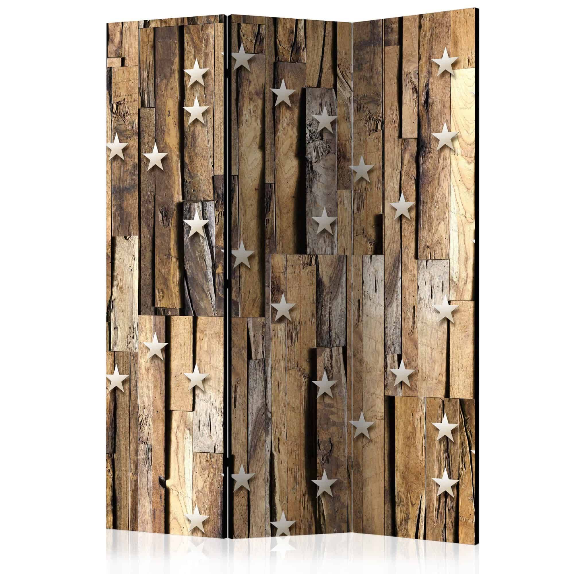 Skærmvæg Wooden Constellation
