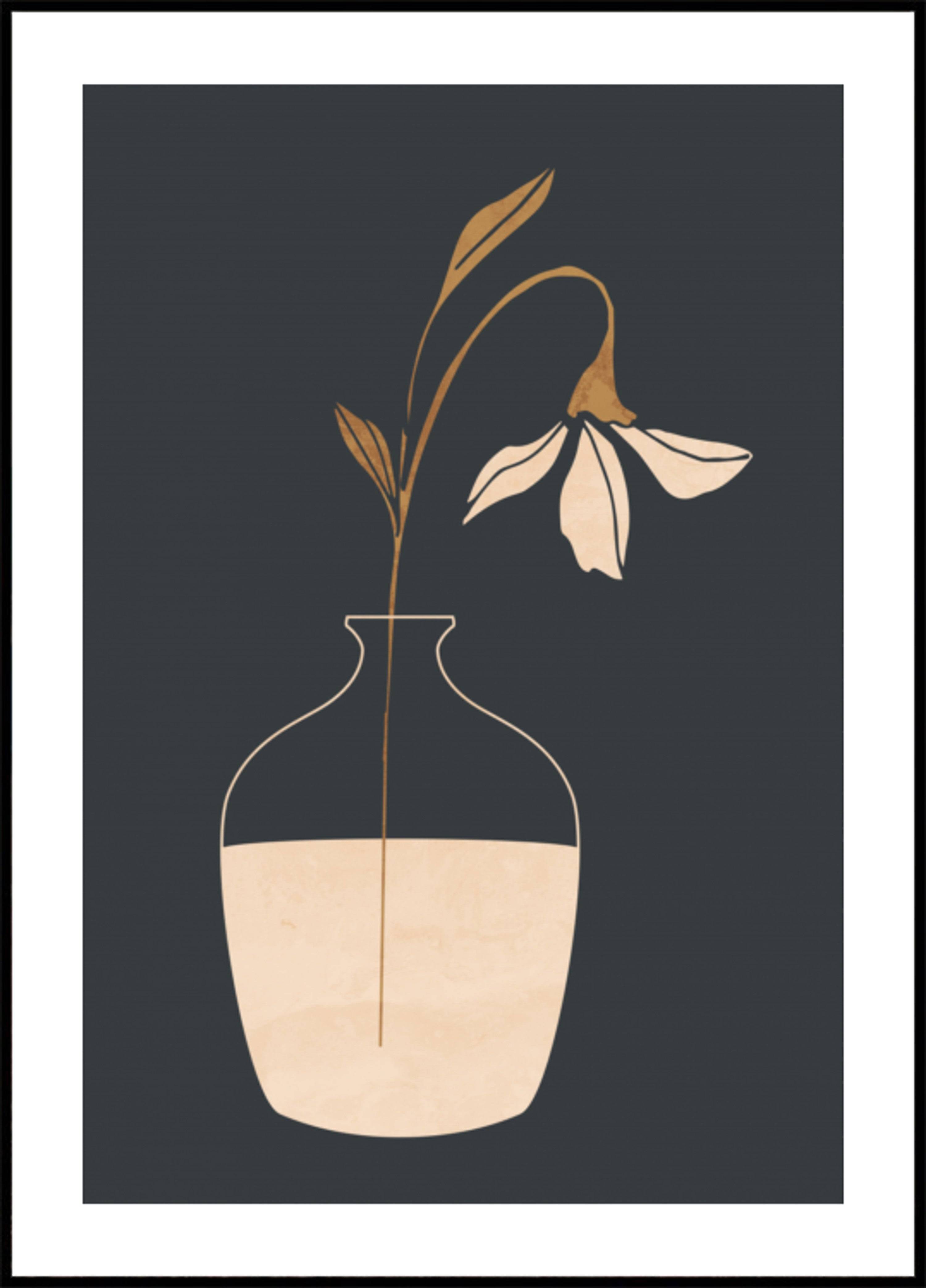 Graceful Botanical Vase (70x100) - Plakater > Osorterade verk, BD