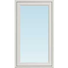 Svenska Fönster SF sideswing fönster utåtgående 680x1180mm vänster  1-luft, insida trä utsida aluminium, 3-glas (7x12)