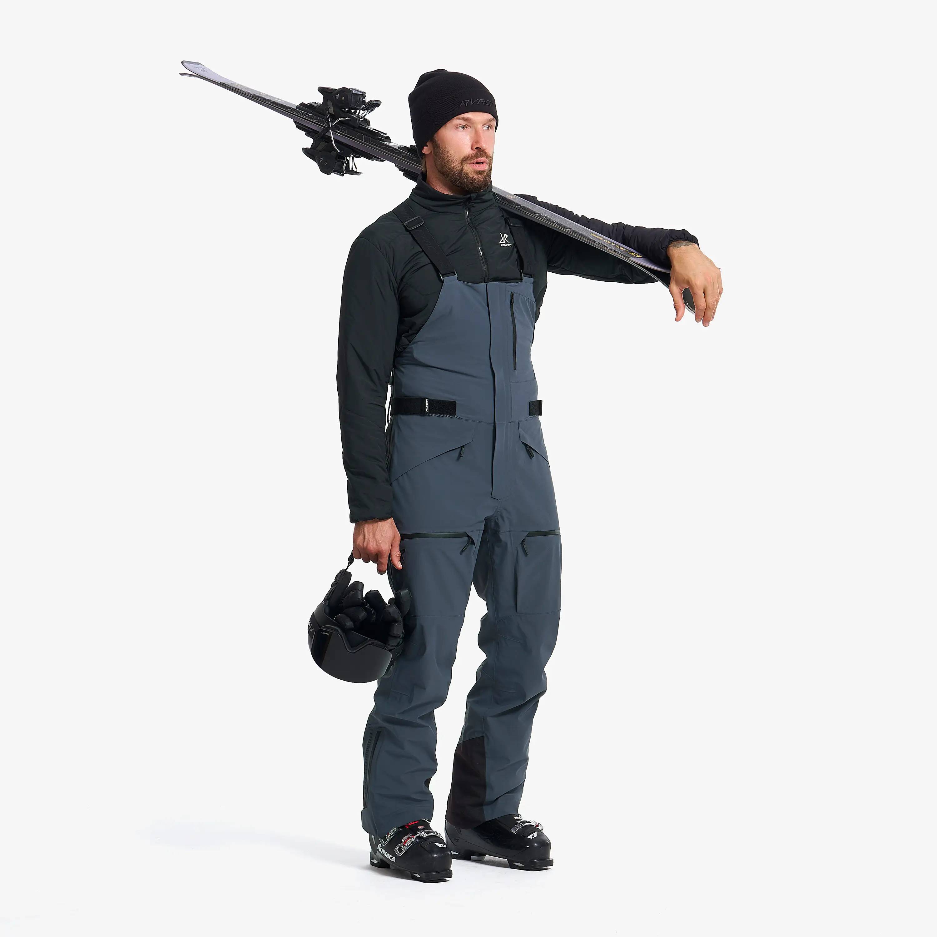 Atlas 3L Ski Bib Pants Herre India Ink, Størrelse:XS - Bukser > Skibukser