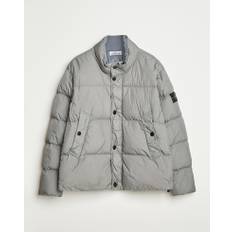 Stone Island Crinkle Reps Down Jacket Cement