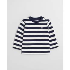 GANT Barn Baby Shield randig långärmad topp i piké (68)