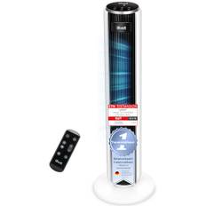 Levoit Turmventilator mit Fortschrittlichem Schlafmodus, Ventilator leise 12Std-Timer 4 Modi 5 Geschwindigkeiten Automatikbetrieb mit Sensor, 90° Oszillation Tower Fan mit Fernbedienung, Weiß