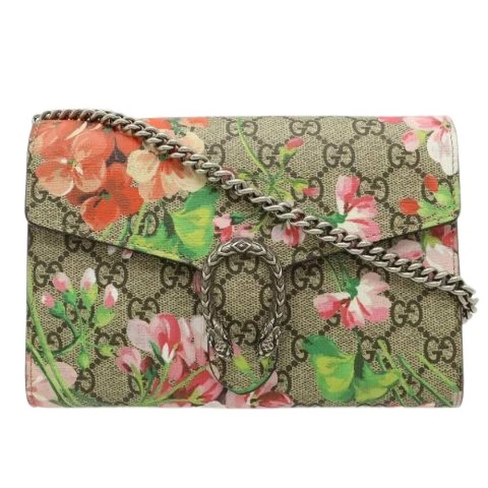 Gucci Vintage Pre-owned Canvas gucci-tasker - Vintage - Dame - Beige - ONE SIZE -