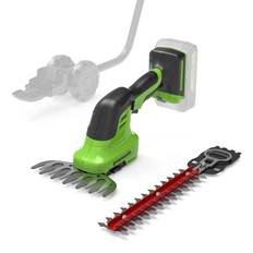 Grässax Greenworks G24SHT 24V utan Batteri
