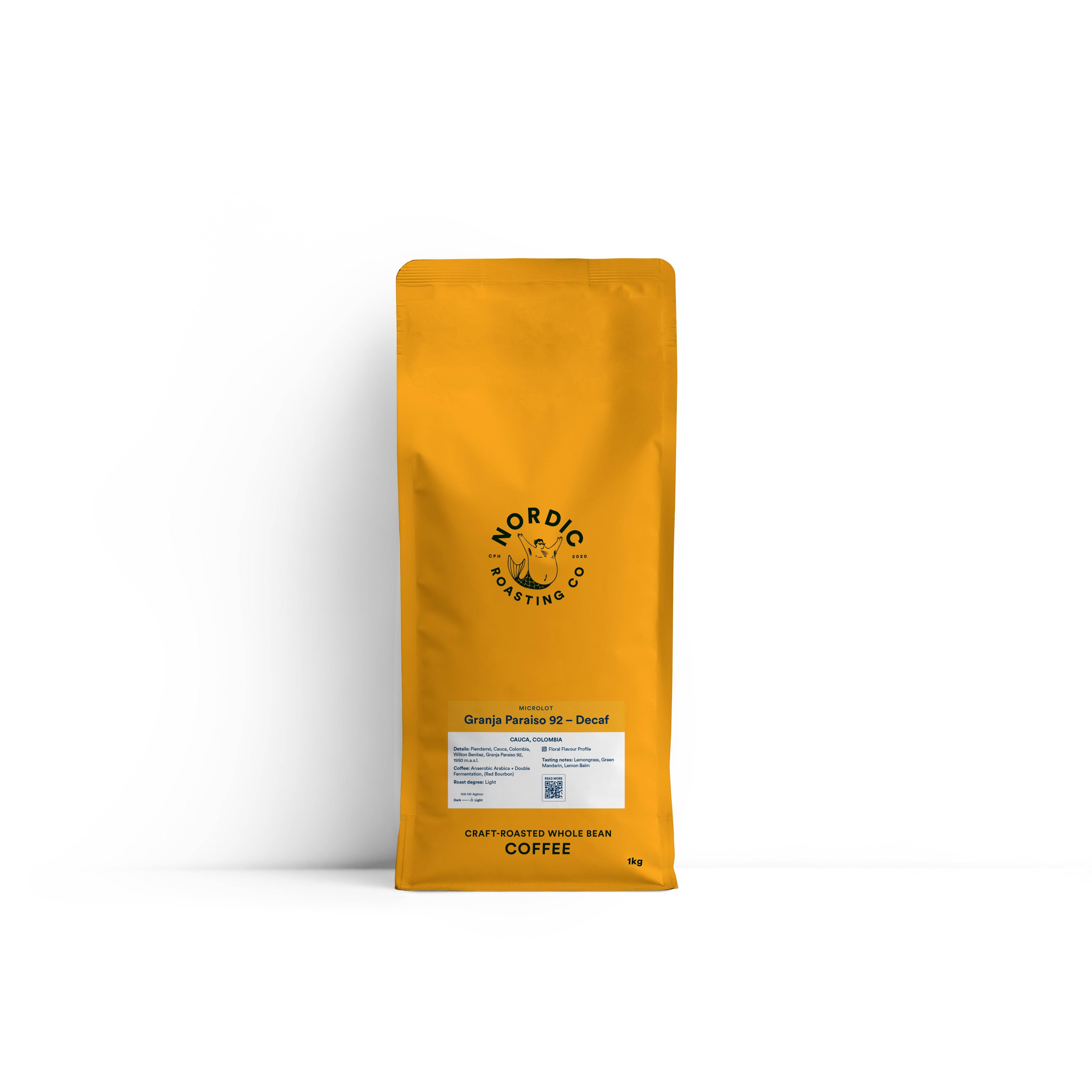 Granja Paraiso 92 – Decaf - 1000g / Whole Beans