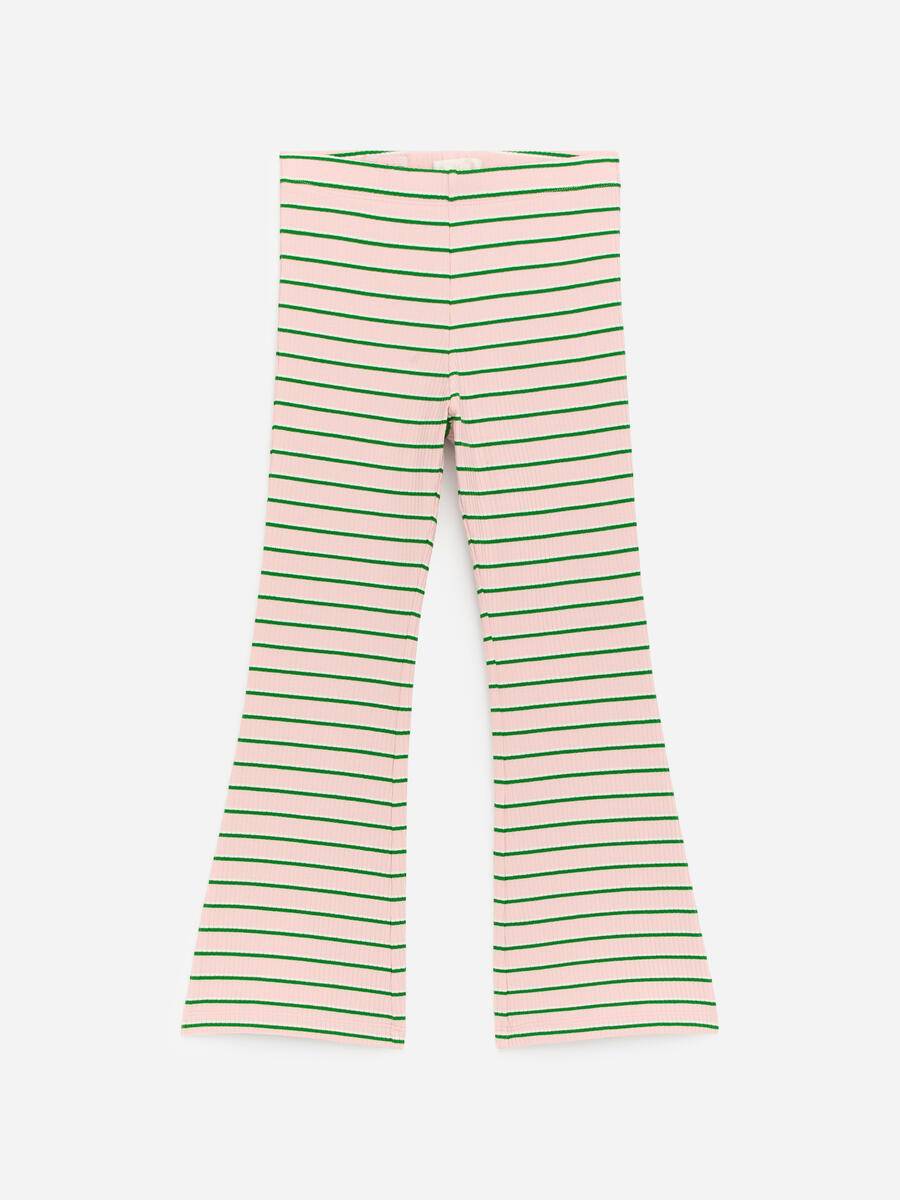 ARKET Ribbstickade Leggings -Rosa, 134/140