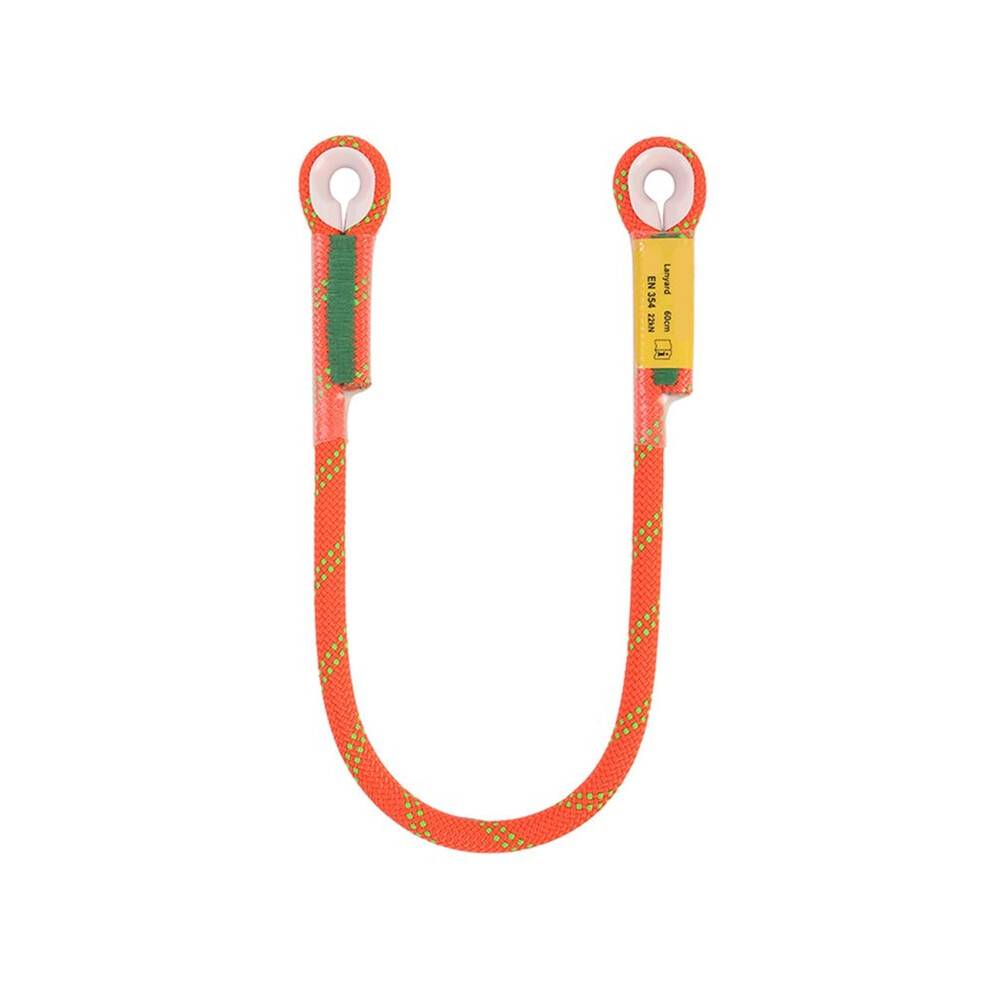 Rock Climbing Lanyard 10.5mm Static Rope 20KN Protective Eye-to-Eye Pre-Sewn Cord Loop Sling Mountaineering Equipment