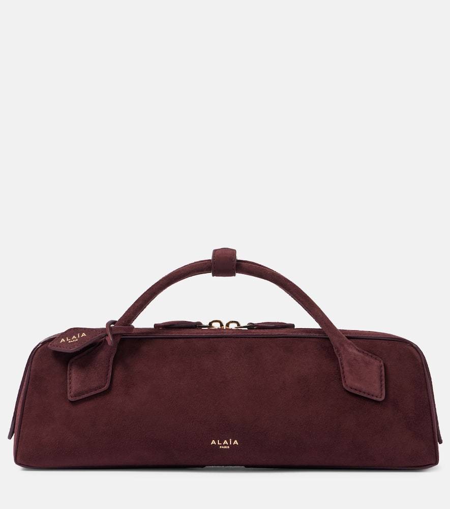 Alaïa Bolso Le Teckel de ante - borgoña - Talla Única