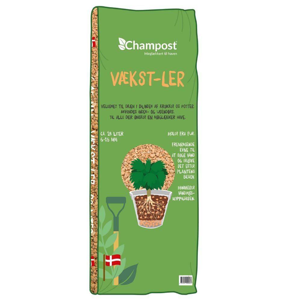 Champost Vækst ler 28 ltr