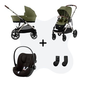 Cybex Gazelle S Mono 3in1 Travelsystem Moss Green - Cloud G