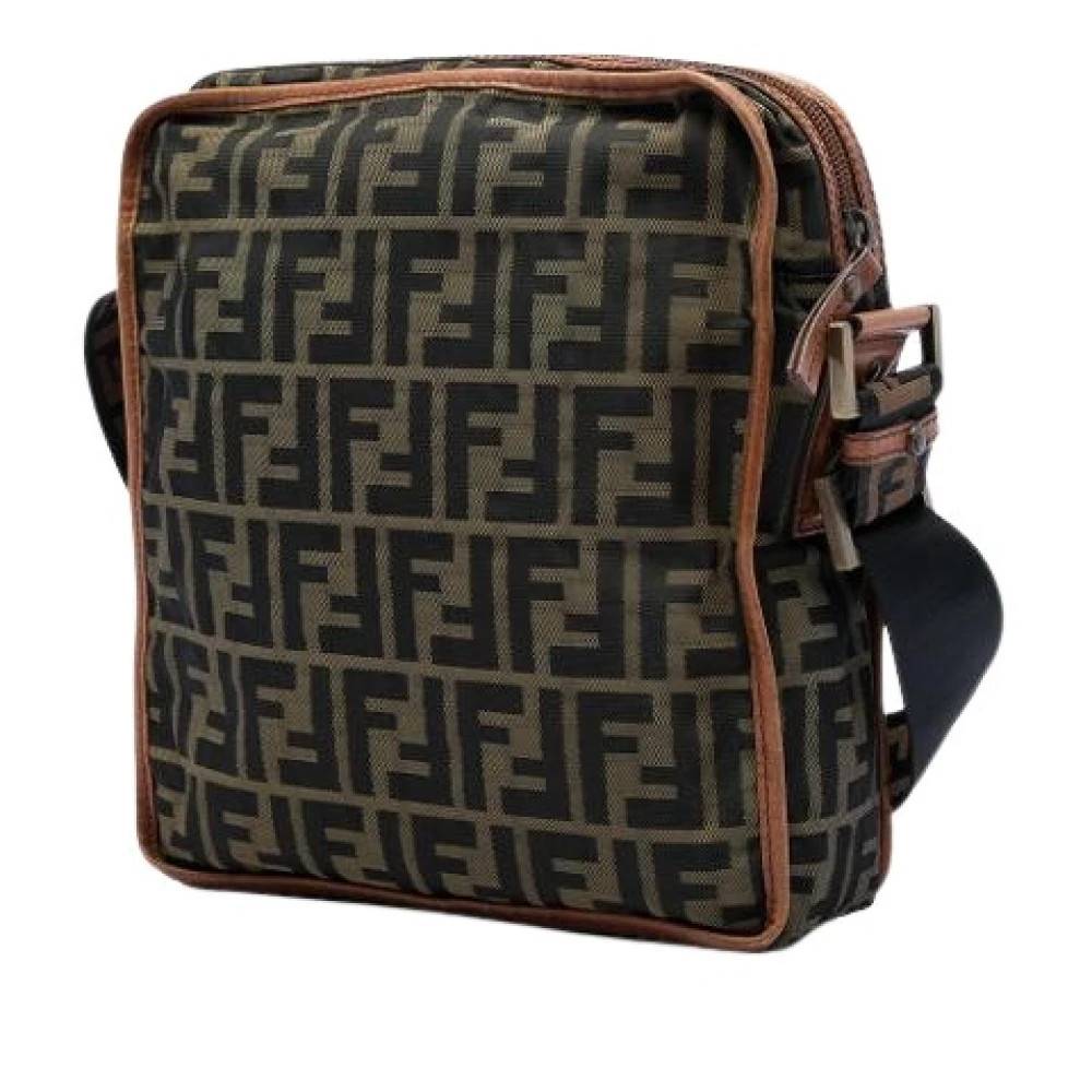 Fendi Vintage - Pre-owned Canvas Crossbody Bag Vintage - Dam - ONE Size - Läder