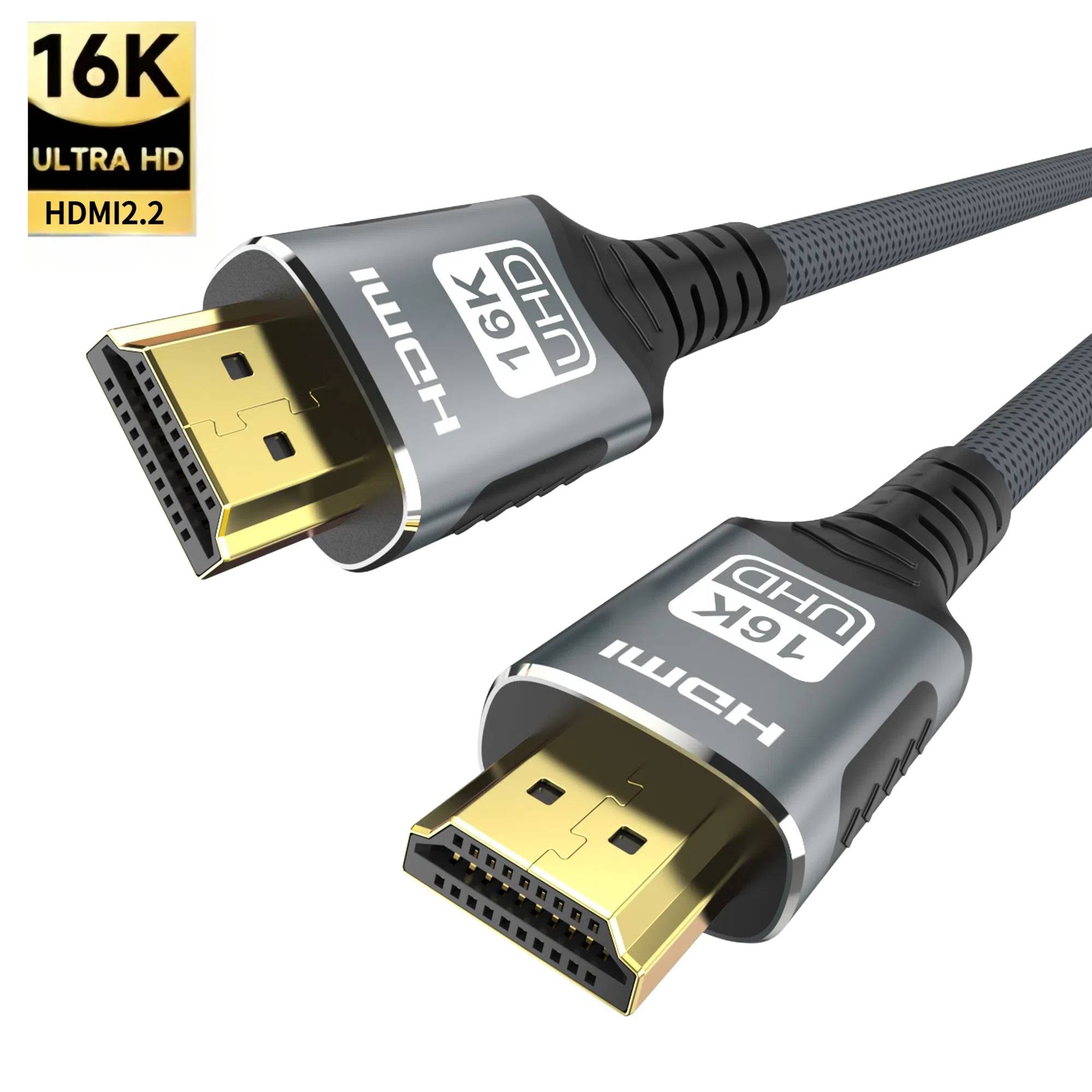 High Refresh Rate 8K@120Hz HDMI 2.2 Cable 96Gbps Supports 4K@240Hz 2K@360Hz HDR eARC for PS5 Xbox Switch TV Laptop