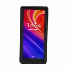 MP3 Player 4.0 Inch Touch Screen Noise Reduction FM Radio Electric Book Recording HiFi Music Player 16+64GB svart