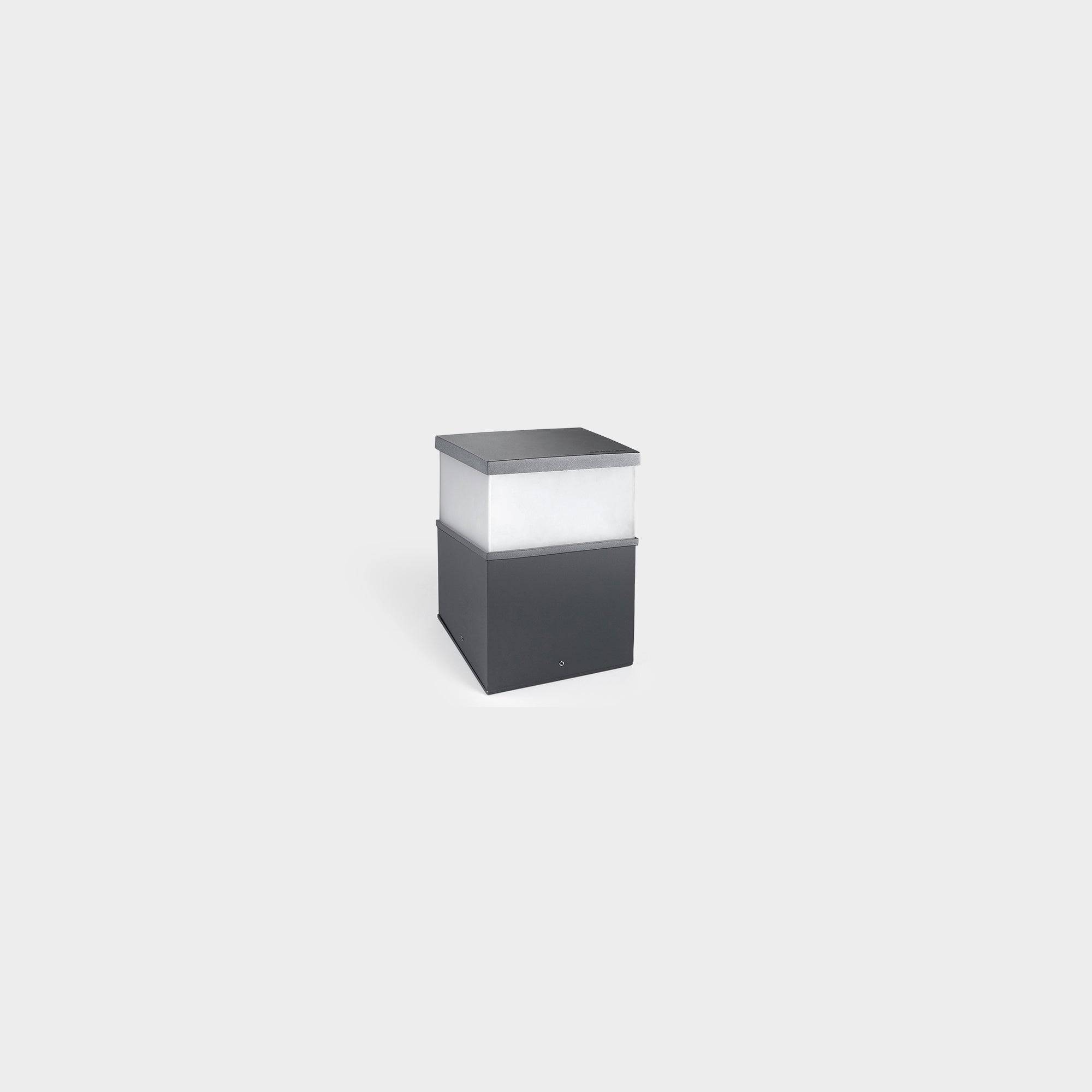 Cubik urban gray pullert leds-C4 - 25 cm